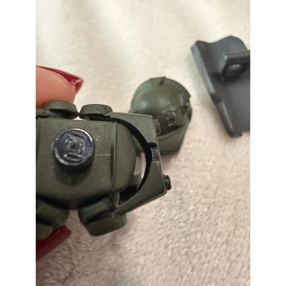 Lego Military Minifigure with Olive Armor Mini Figure